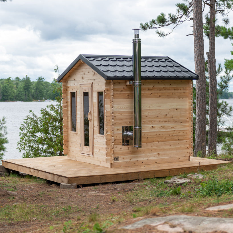 Leisurecraft Canadian Timber Georgian Cabin Sauna - CTC88W