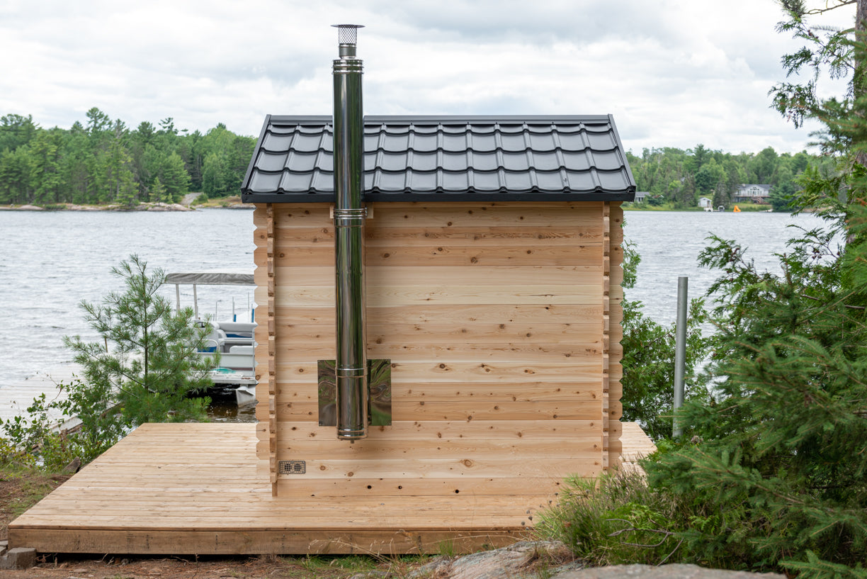 Leisurecraft Canadian Timber Georgian Cabin Sauna - CTC88W